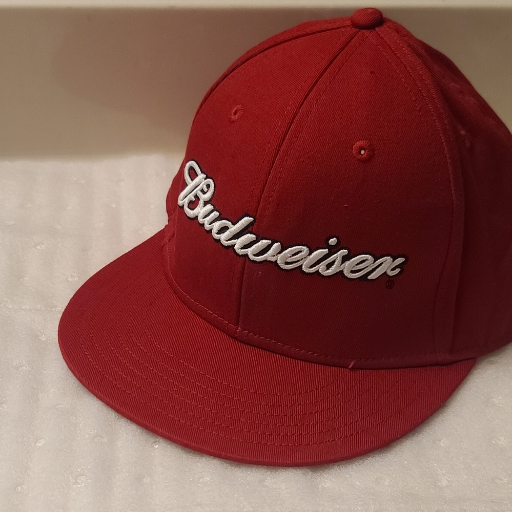 Red Budweiser Snapback